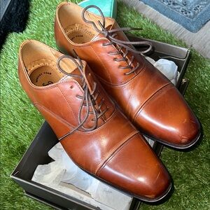 Men's Brown Leather Oxford Shoes
